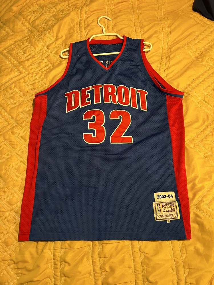 Detroit Pistons Richard Hamilton Mitchell & Ness Blue 2003/04 Swingman Jersey