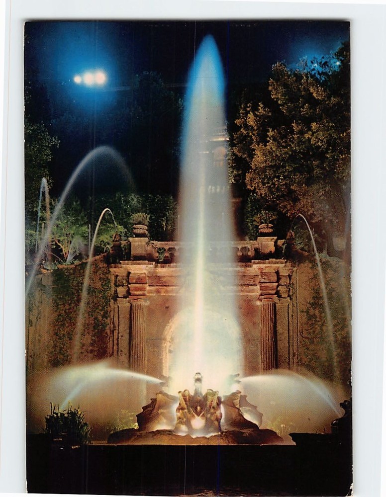 Postcard Dragons Fountain (Particular) Villa D Este Tivoli Italy