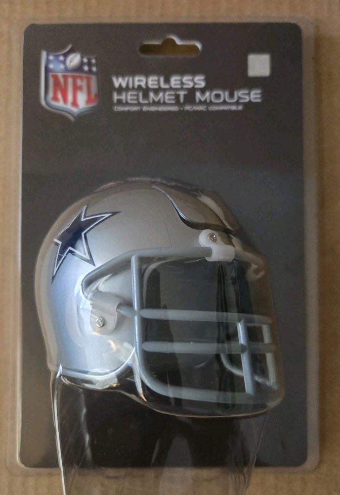 Dallas Cowboys Football Helmet Wireless Mouse for PC and Mac