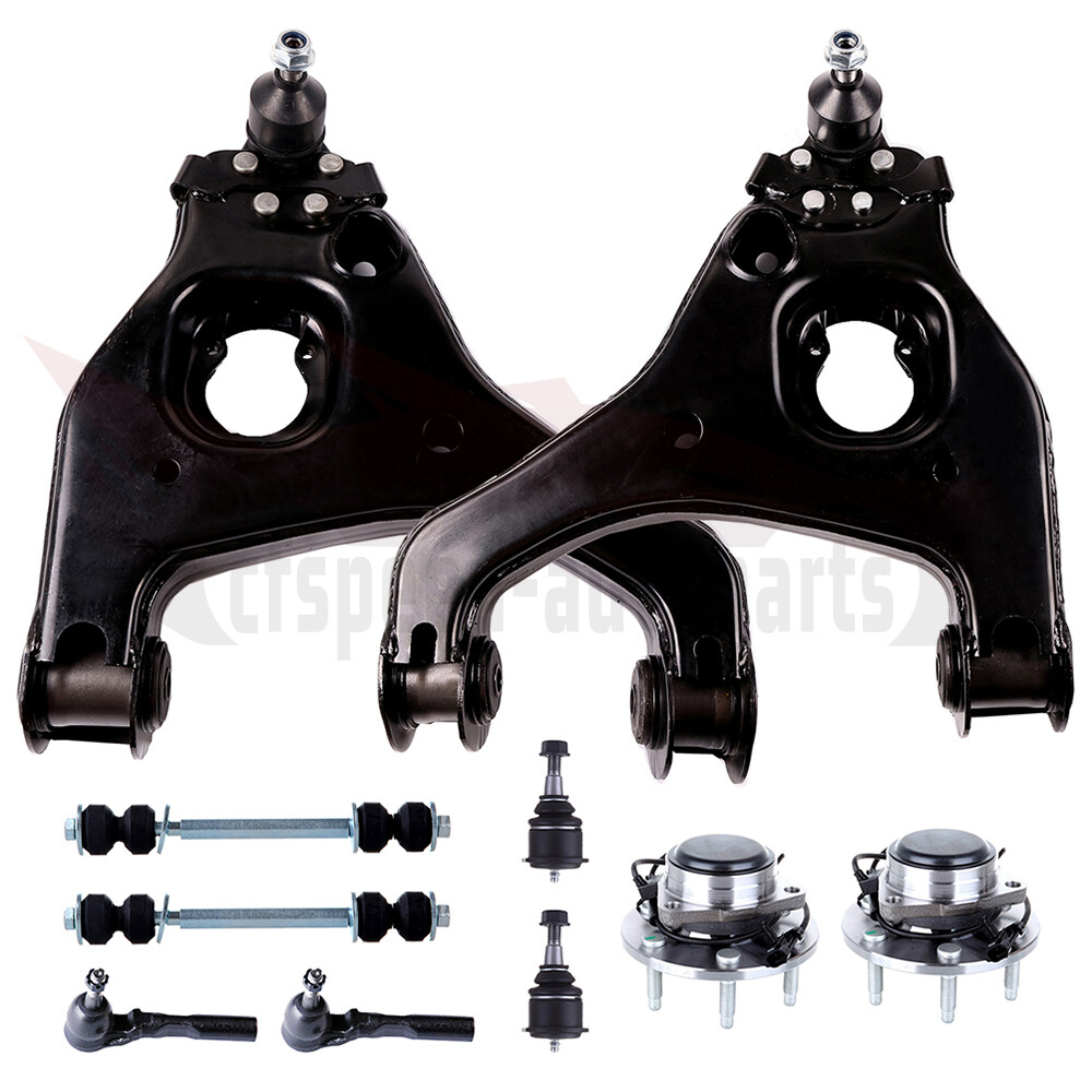 10PCS Front Lower Control Arm Suspension Wheel Hub Bearing For GMC Sierra 1500