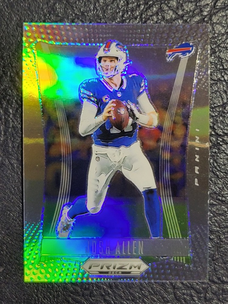 Josh Allen 2024 Panini Prizm Deca Silver SP 28 Buffalo Bills Wyoming Cowboys MVP