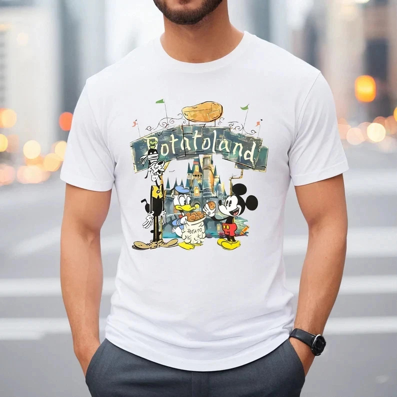 Disney Potatoland Mickey And Friends T-Shirt Unisex