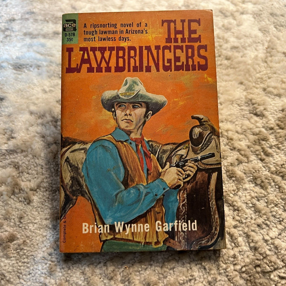The Lawbringers Western Paperback Book by Brian Wynne Garfield Ace Books 1962