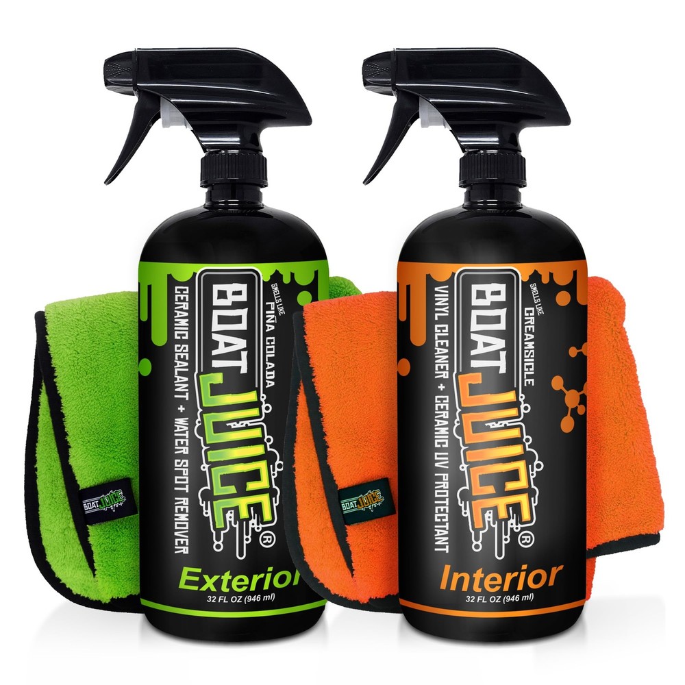 Boat Juice Necessity Cleaner Kit for Interior and Exterior Water Spots