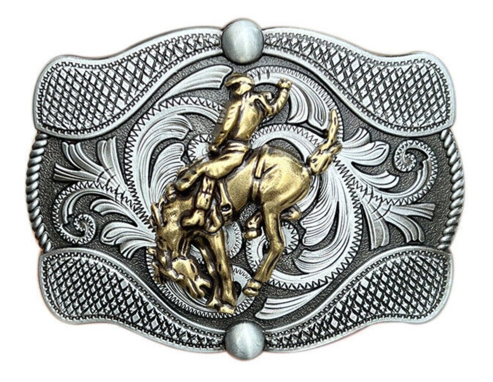 Men's Western Cowboy Belt Buckle for Rodeo Casual Retro Wear - Horse Training