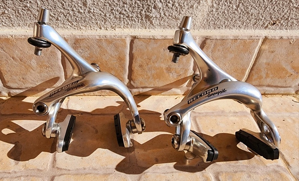 Campagnolo Record Titanium Brake Calipers Pair Front & Rear 9 10 11speed