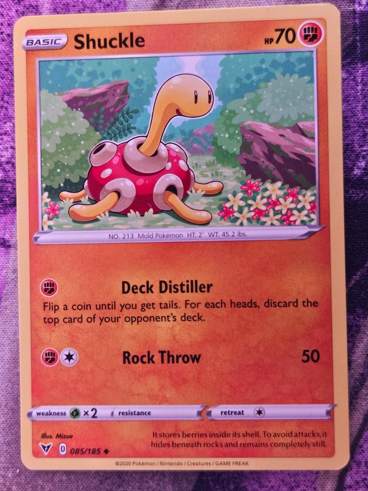 Shuckle 085/185 Uncommon Vivid Voltage Pokemon Near Mint