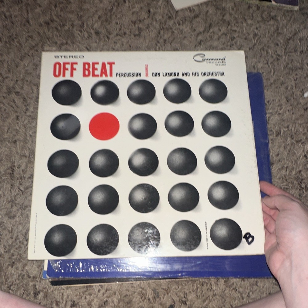 Command Records Don Lamond Off Beat Percussion Jazz Stereo Vinyl LP Gatefold