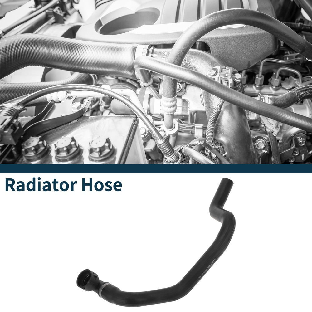 Volvo S60 2013-2015 Upper Radiator Hose 32249282 Black Rubber