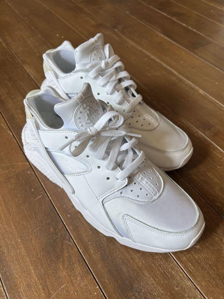 Men's Air Harachi White Sneakers Size 10.0US 28Cm Casual Shoes