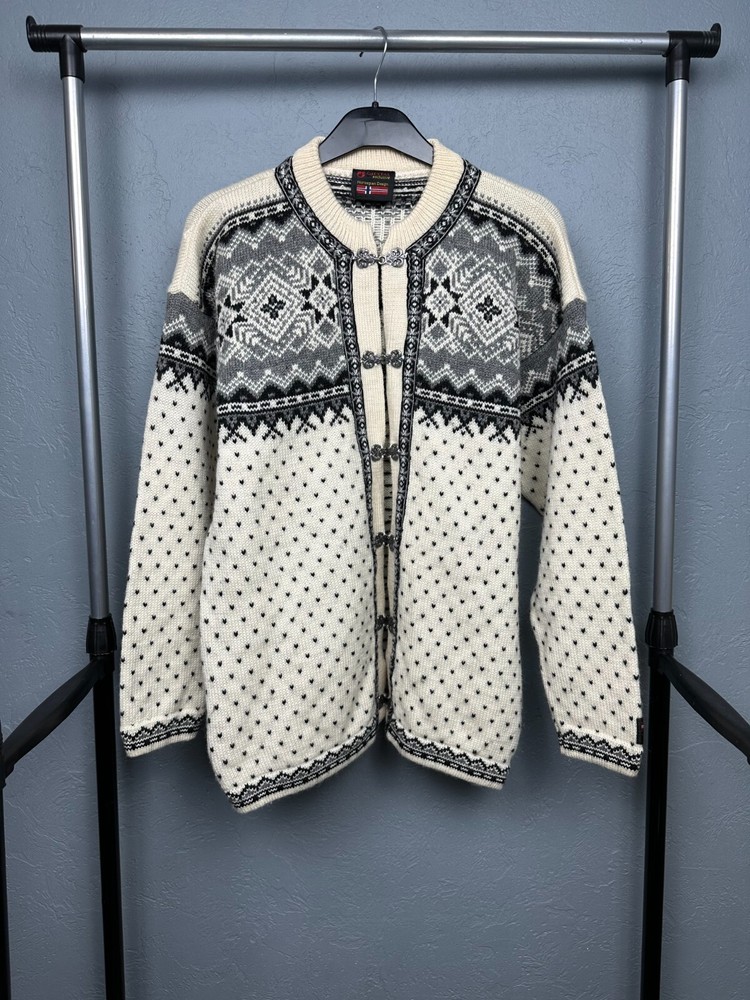 Norwegian Wool Vintage Mens Sweater Size L
