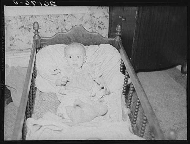 Photo:Mrs. Wallace and baby. Oswego County, New York