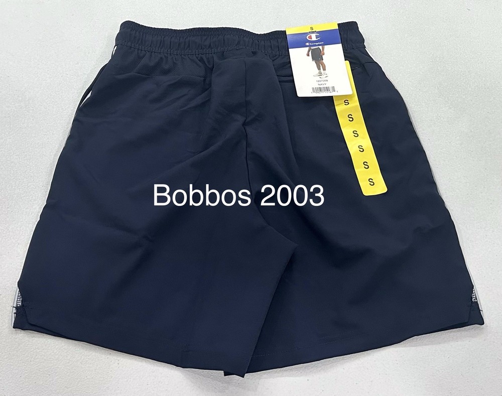 Champion Men's Pull-On Inner Drawstring Side Pockets Shorts, Navy, Size S