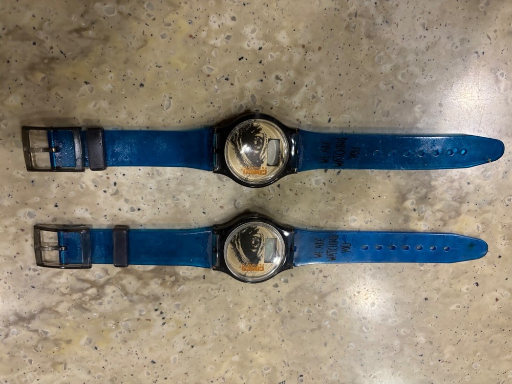 SET OF 2 - Vintage watches King Kong limited edition promo for the movie Congo.
