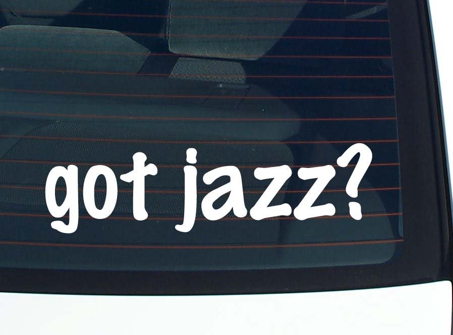 Jazz Lover Car Decal Funny Vinyl Bumper Sticker for Window