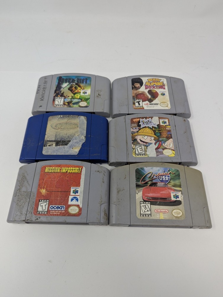 Nintendo 64, N64 Games, Lot of 6, Untested