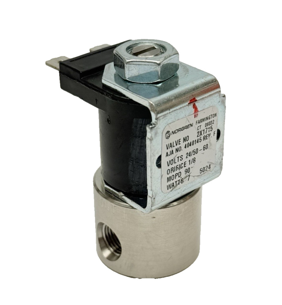 2X1715 Norgren, 4040145 Rev.f Solenoid Valve