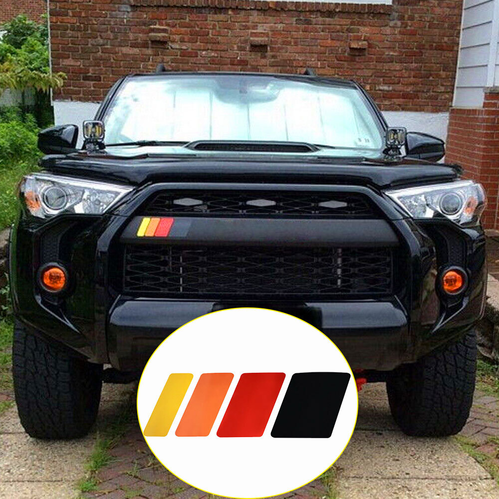 13-Inch Neo Retro Style Four-Wave Stripe Decal Sticker Fits Toyota Pickup /Lexus