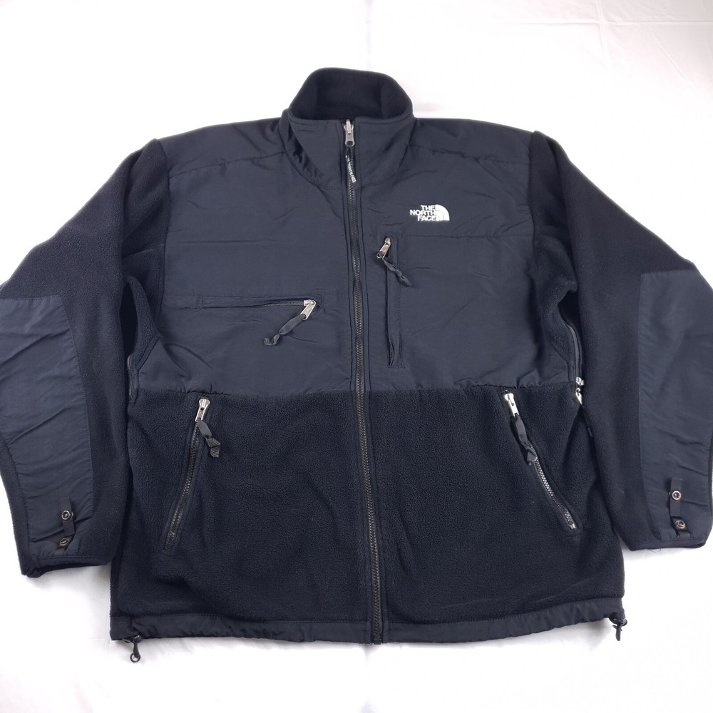 Vintage The North Face Denali Fleece Jacket Black Men's Large Made in USA