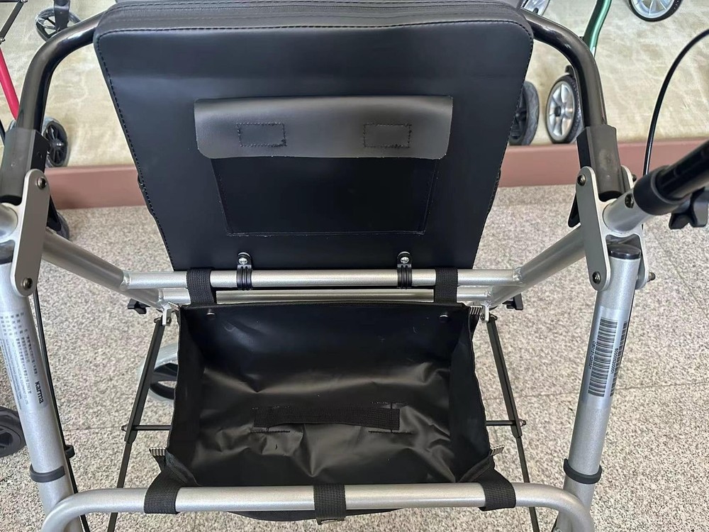 Under Seat Tote Rollator Black Bag for Rollator Walker - Medical Storage Bag ...