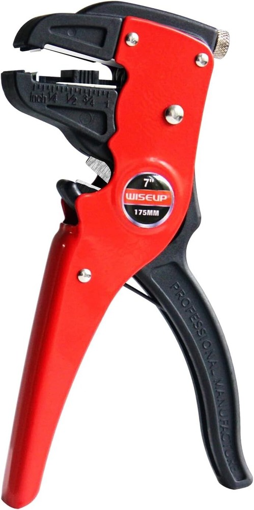 WISEUP Automatic Quick Strip Wire Stripper and Cutter,Eagle Nose Pliers (7-Inch)