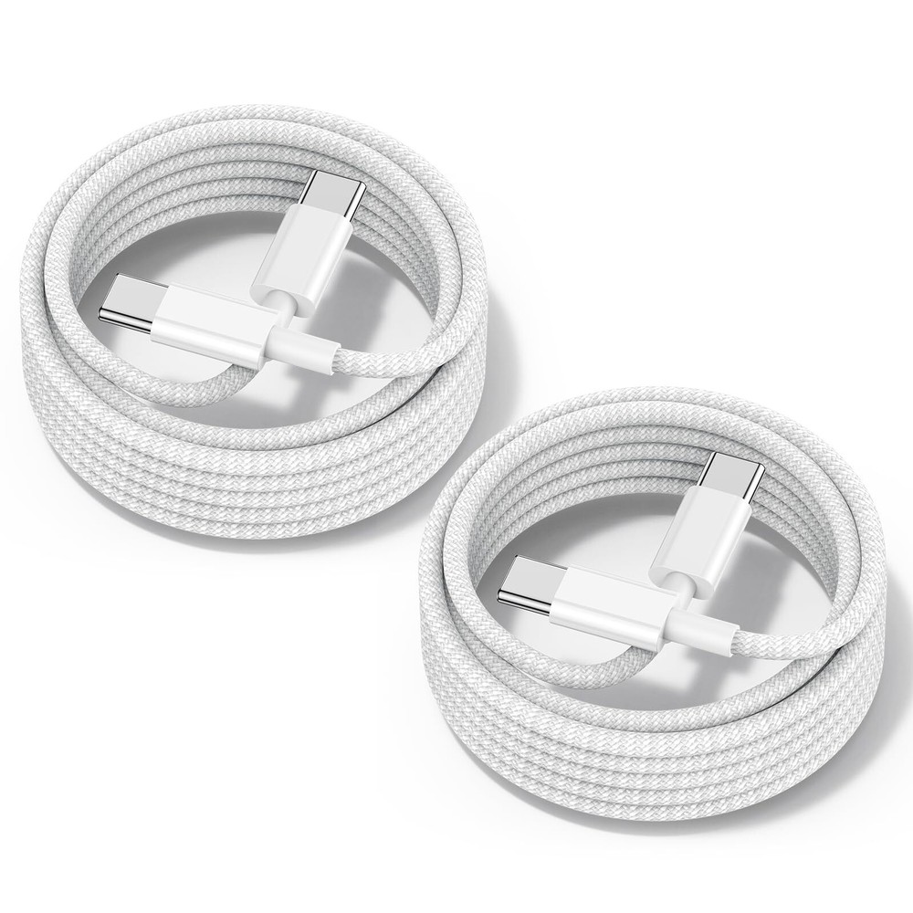 60W USB C to USB C Charger Cable 2Pack 3FT Type C Charging Cable Cord Fast Ch...