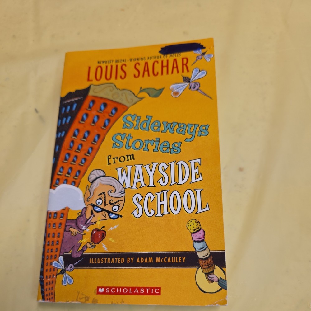 Sideways Stories from Wayside School Louis Sachar Scholastic Paperback Kid Book