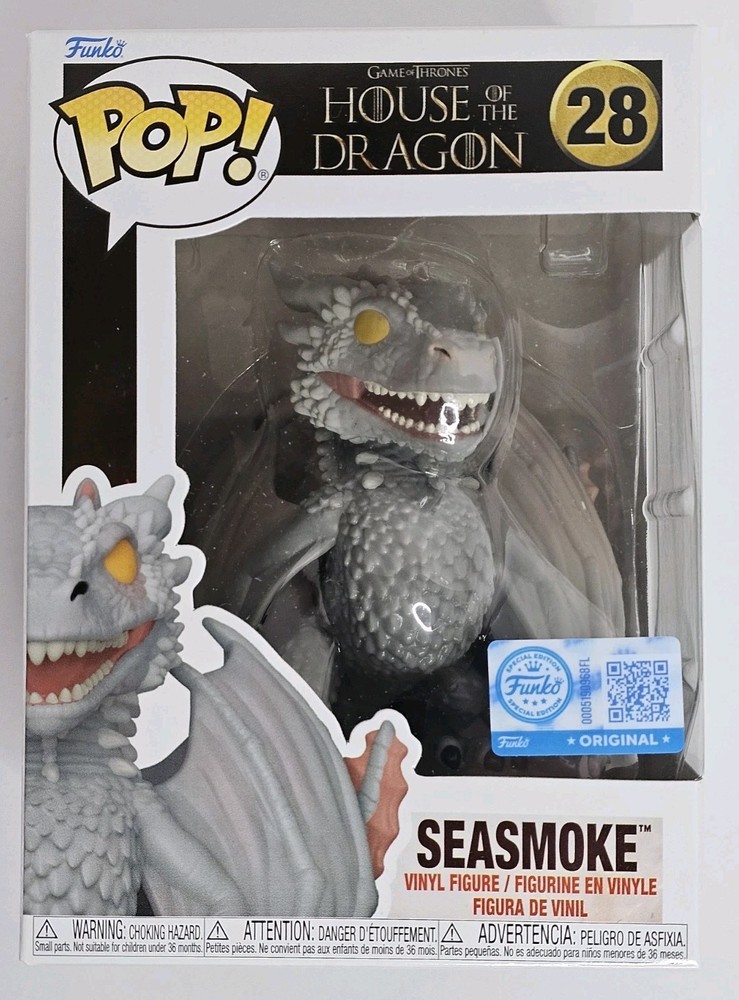 House of the Dragon Seasmoke Funko Exclusive#28 W/Protector & Wall Shelf 🆓️🚚