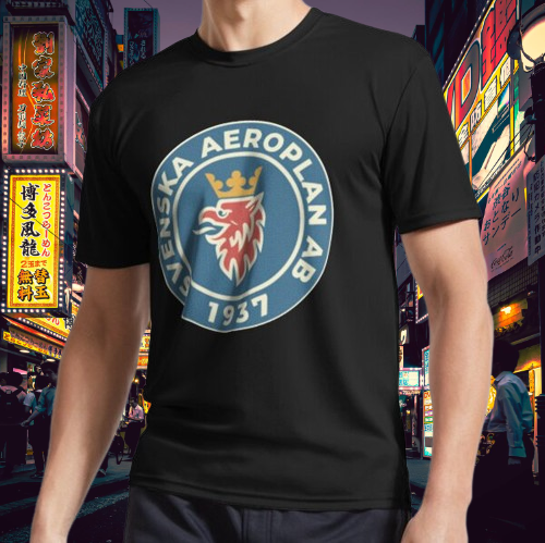 Saab Active Logo T-Shirt Funny Size S to 5XL