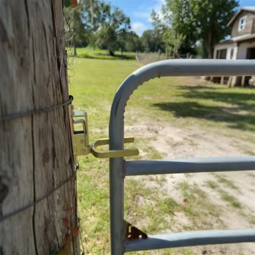 Gate Latch One-handed Operation For Ranch Use Wood Metal Tubular Compatible