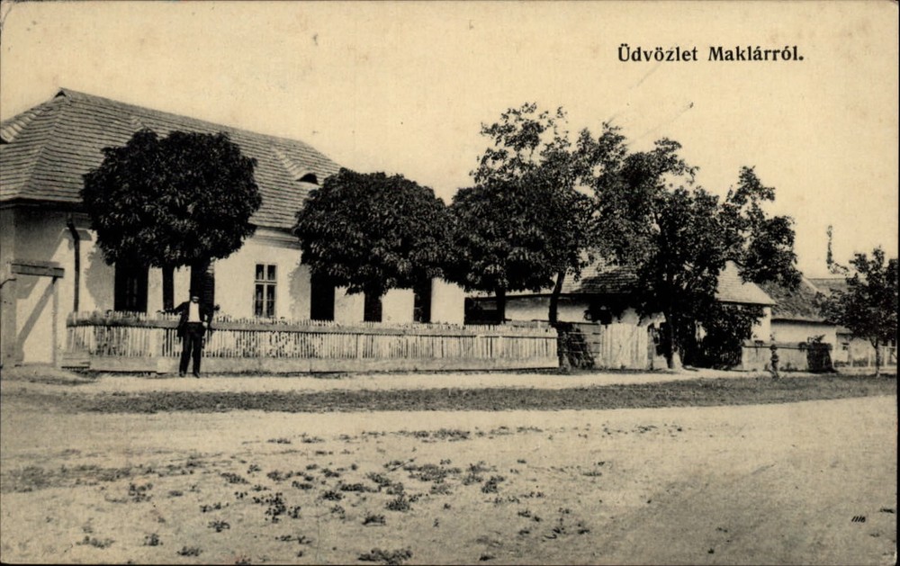 Greetings From Maklar Eger Hungary vintage postcard s563