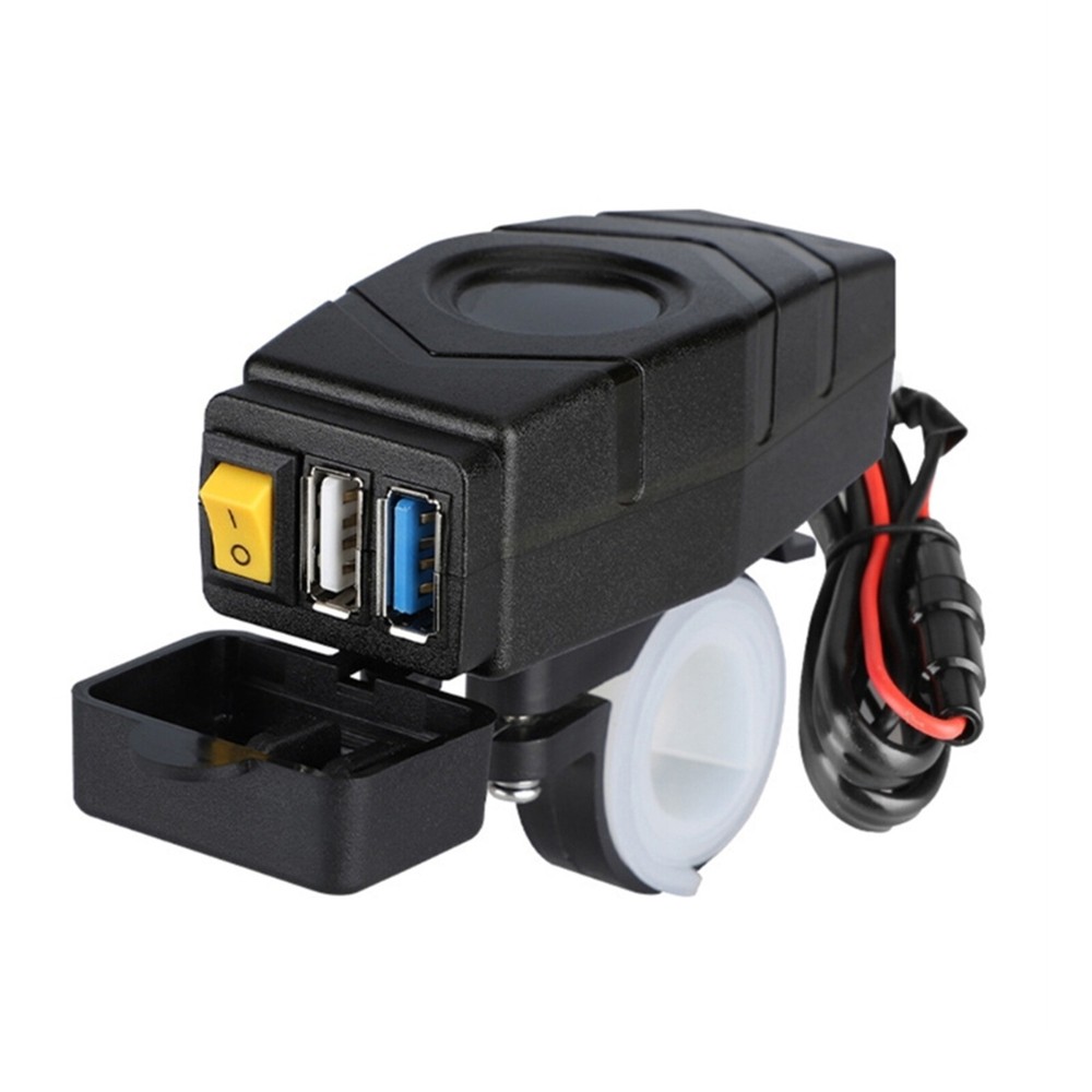 1 Pcs USB Charger With Bracket Durable 24V 36V 48V 60V For Mobile Phones