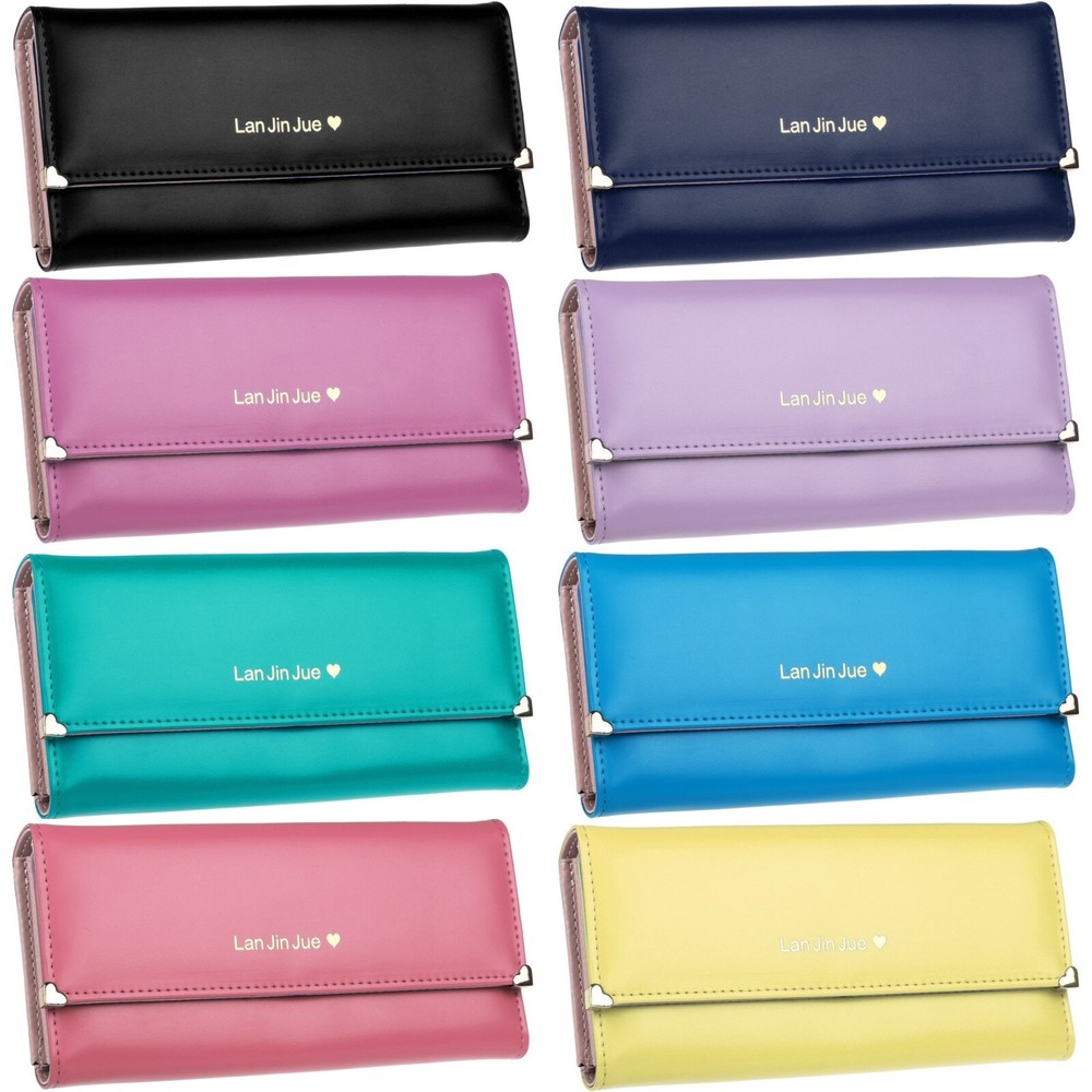 Women Lady Soft Leather Wallet Long Clutch Card Holder Purse Handbag Best Gifts