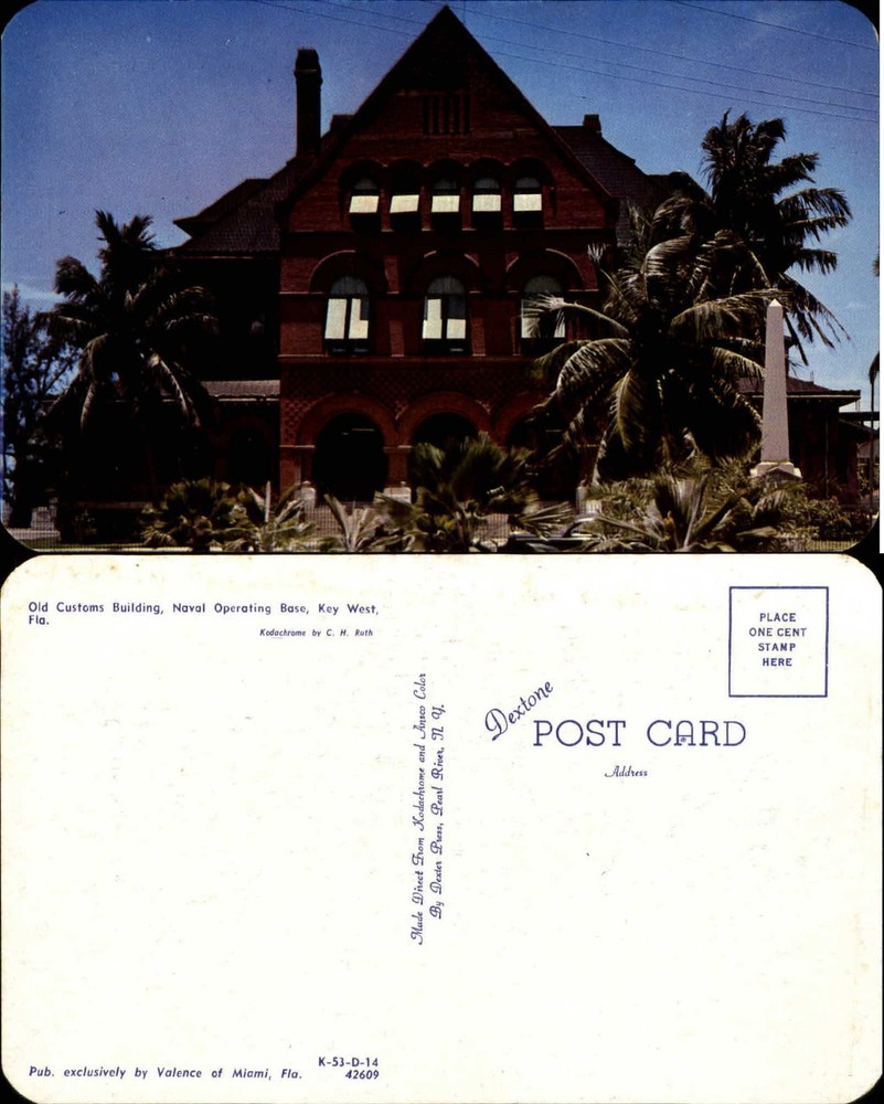 Old Customs Building Naval Operating Base Key West FL US Navy unused