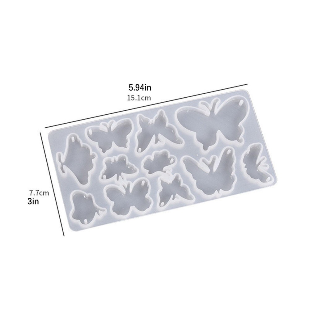 Butterfly Silicone Mold for DIY Resin Jewelry and Epoxy Craft Decoration