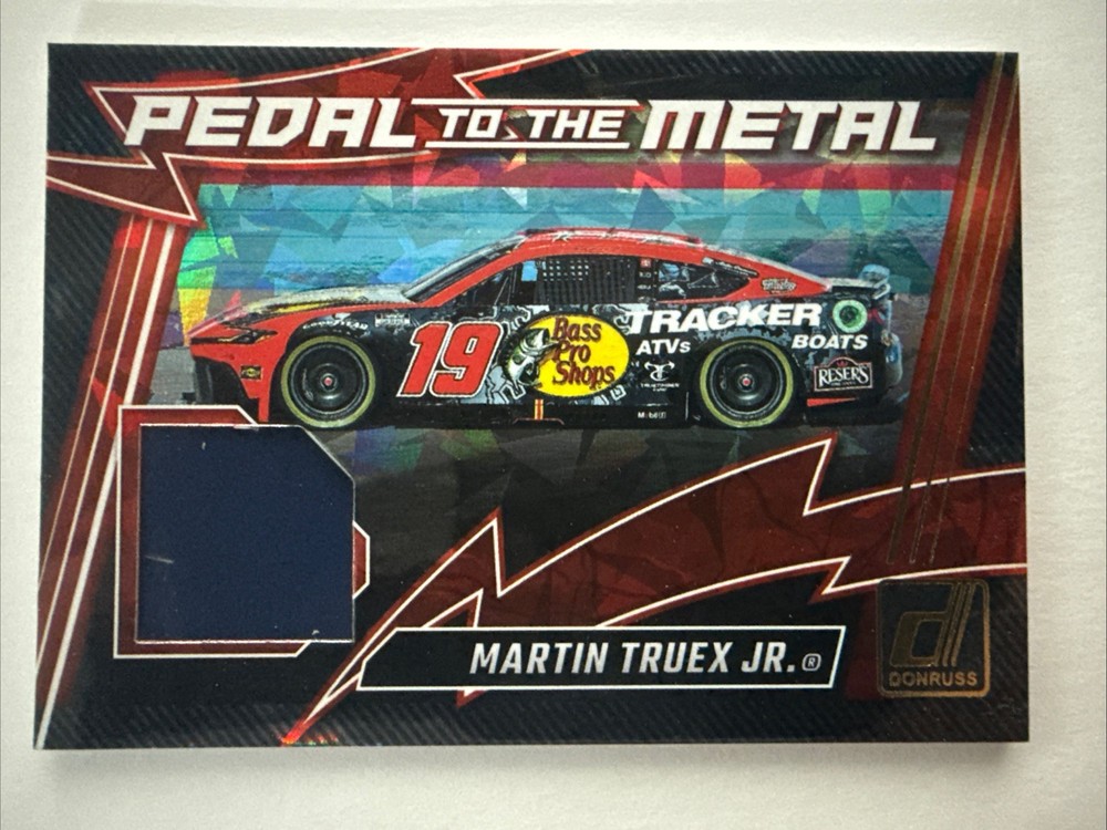 2025Donruss NASCAR Racing Pedal to the Metal #PM-MTJ Martin Truex Jr. Relic NM