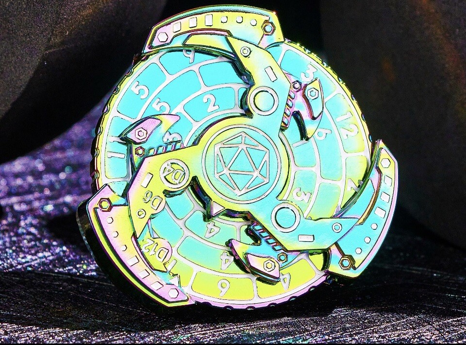 7 in 1 Metal Dnd Dice Set for Dungeons and Dragons Gifts, Spinner