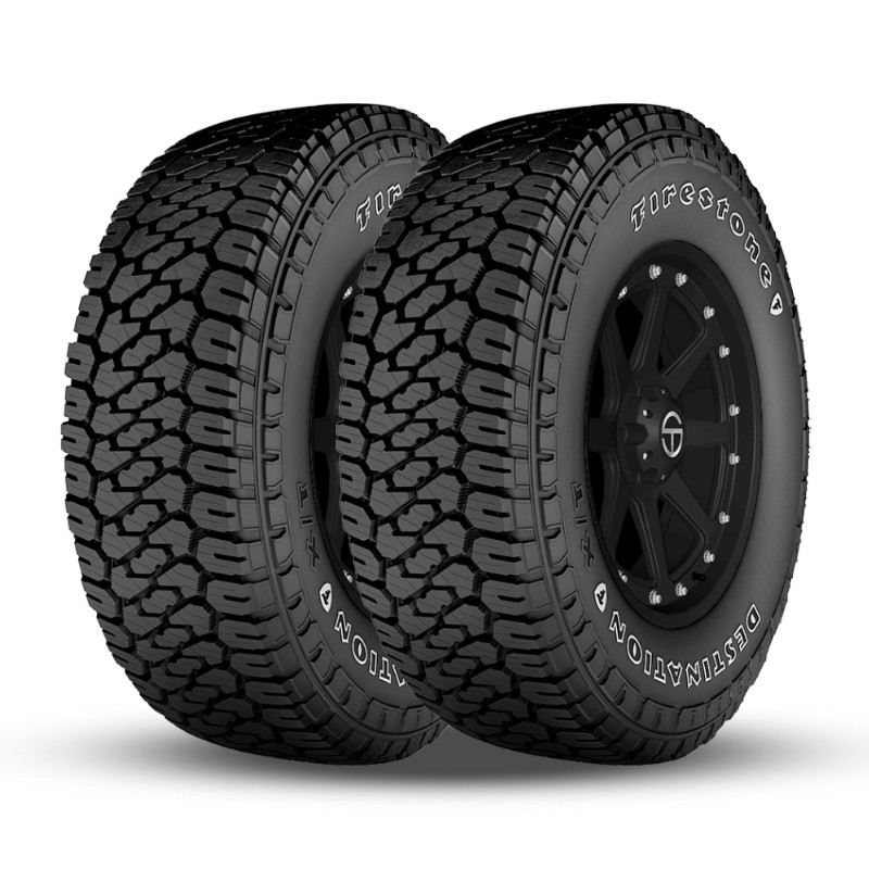 2 Firestone Destination X/T OWL 265/75R16 123/120S Load E 10 PLY Off-Road 50K Mi