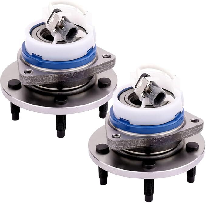 2PCS M12x1.5 ABS Wheel Hub Bearing Assembly for 1997-2005 Buick Rear 5 Lug