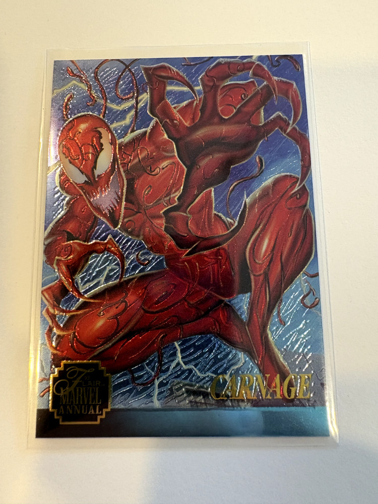 1995 Flair Marvel Annual Chromium Carnage #2 Of 12