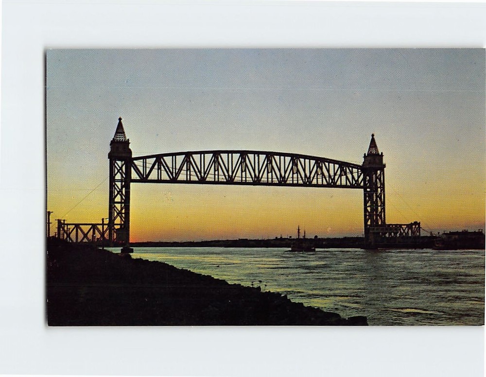 Postcard Cape Cod Canal Buzzards Bay Cape Cod Massachusetts USA