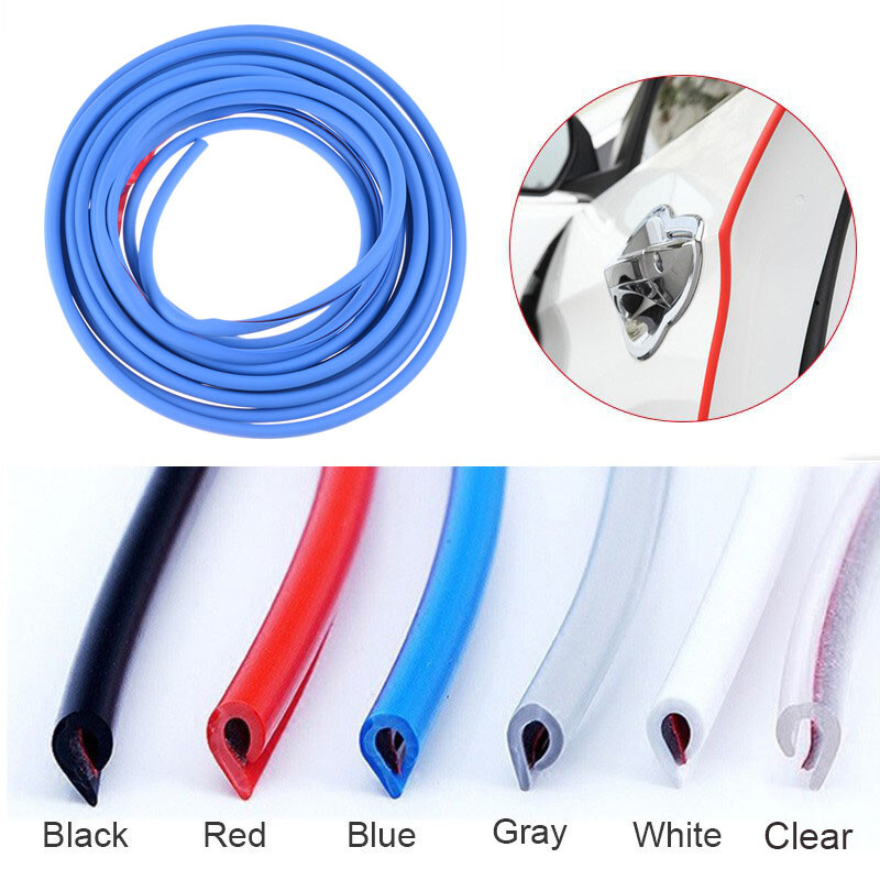 16ft U Shape Rubber Seal Car Door Edge Guard Molding Protectors Strip Scratch