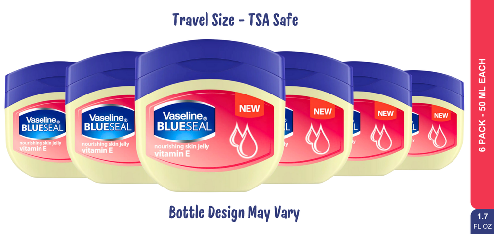 Vaseline Vitamin E Travel-Size Petroleum Jelly 1.7oz 6-Pack