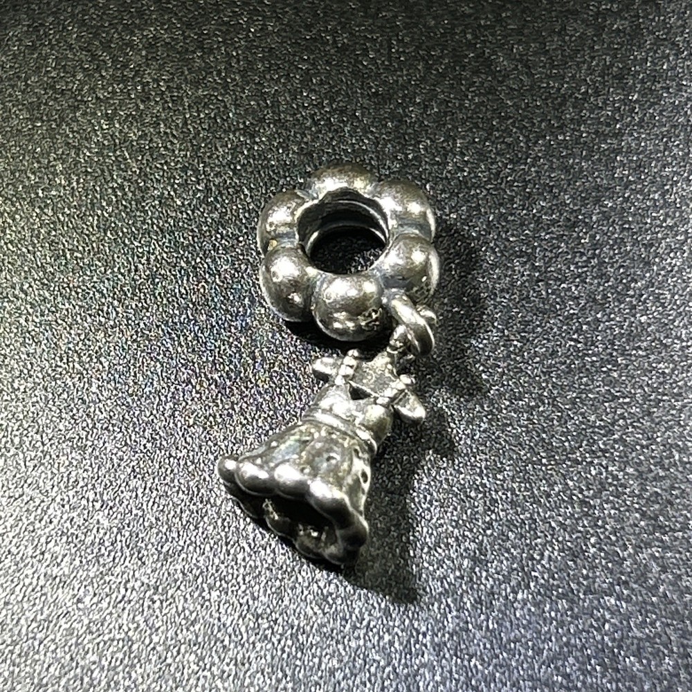 Authentic Pandora Charm Party Girl Dress Sterling Silver Dangle .925 ALE