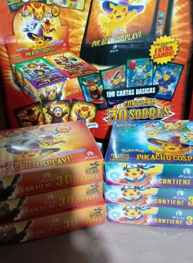 POKEMON PIKACHU COSPLAY 2025 PERU ( 05 BOXES) FLASH EDITION