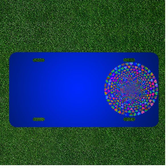 Custom Personalized Prismatic License Plate - Add Names & Colors