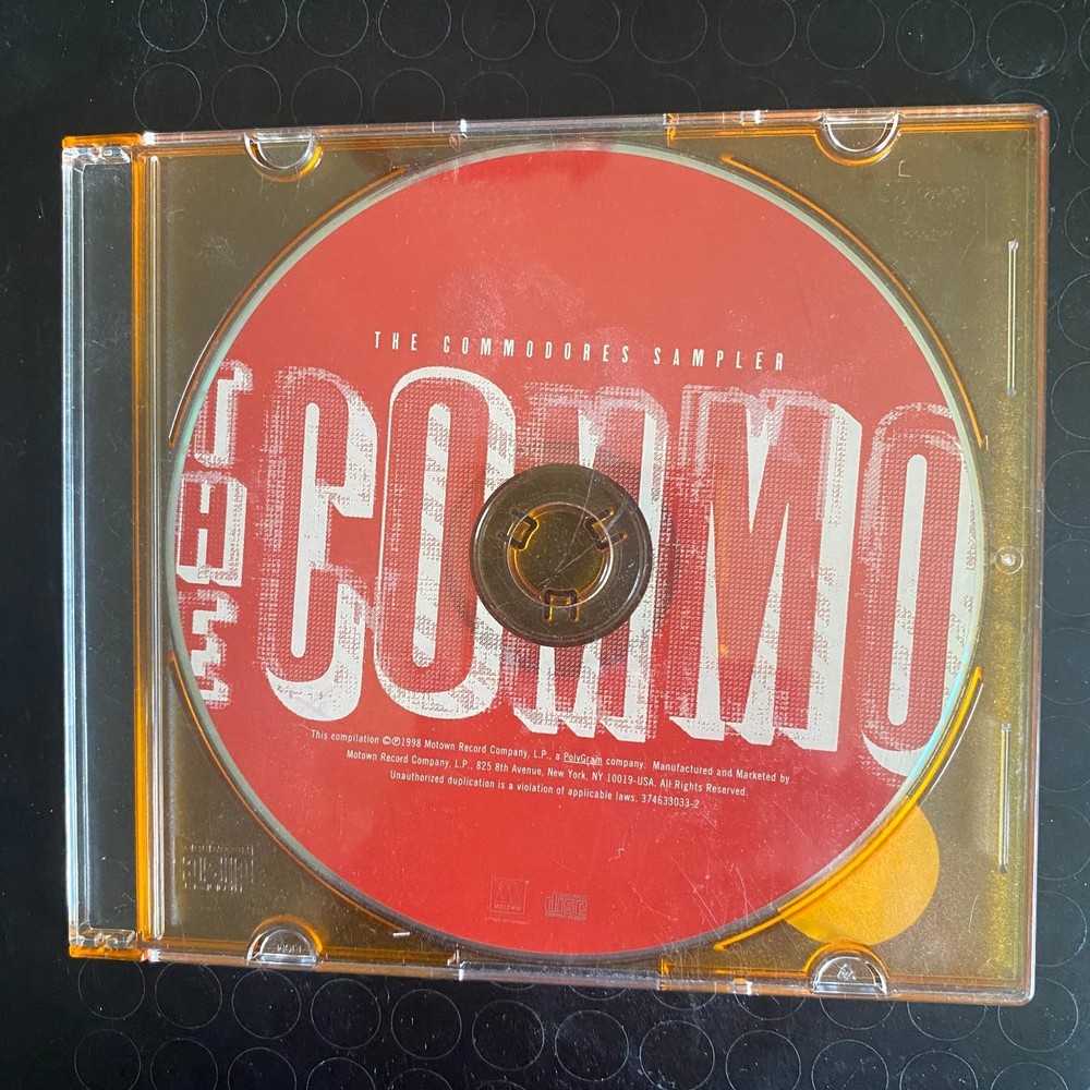 The Commodores – The Commodores Sampler CD 1998 Promo Funk Soul Motown