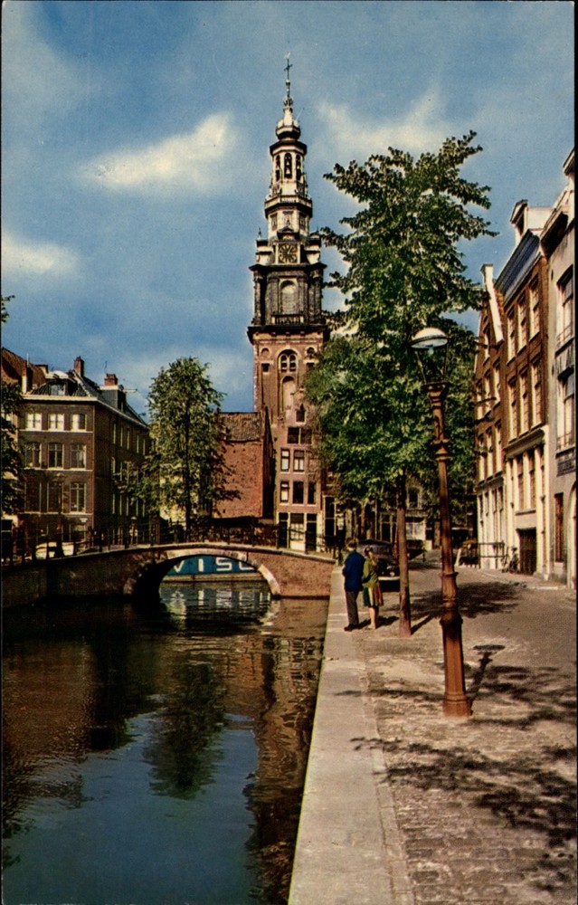 Church Amsterdam North Holland Netherlands vintage postcard s155