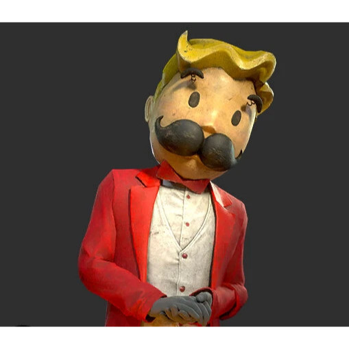 Fallout 76: Mr. Vault Boy Outfit and Mr. Vault Boy Mascot Head