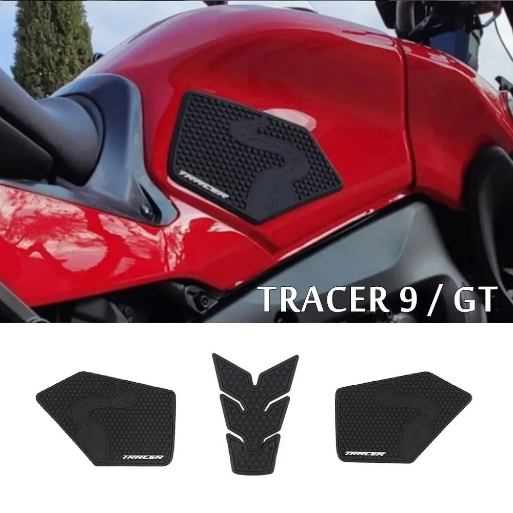 3D Rubber Fuel Tank Protector Grip Pad for Yamaha Tracer 9 GT 2021-2023
